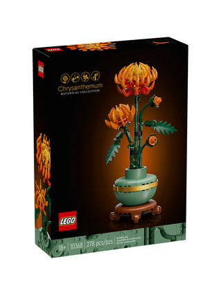 The LEGO Botanicals Chrysanthemum box on a white background.