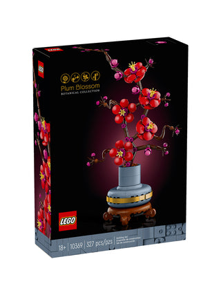 The LEGO Botanicals Plum Blossom box on a white background.