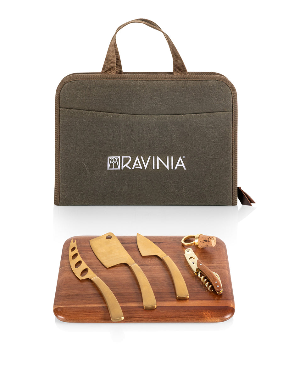 Ravinia Travel Cheese Knife Set and Case